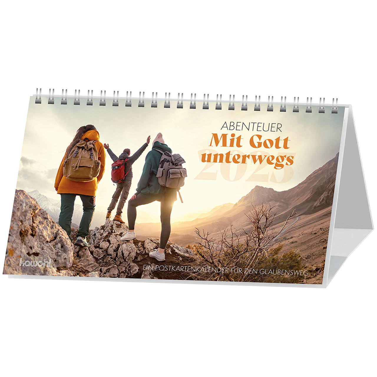 Postkarten-Kalender - Mit Gott unterwegs & 2025