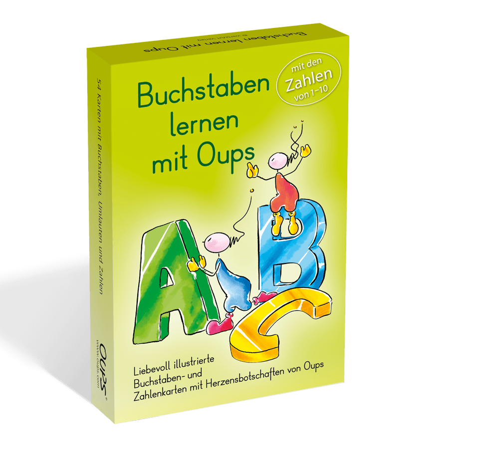 Kartenbox - Buchstaben lernen mit OUPS