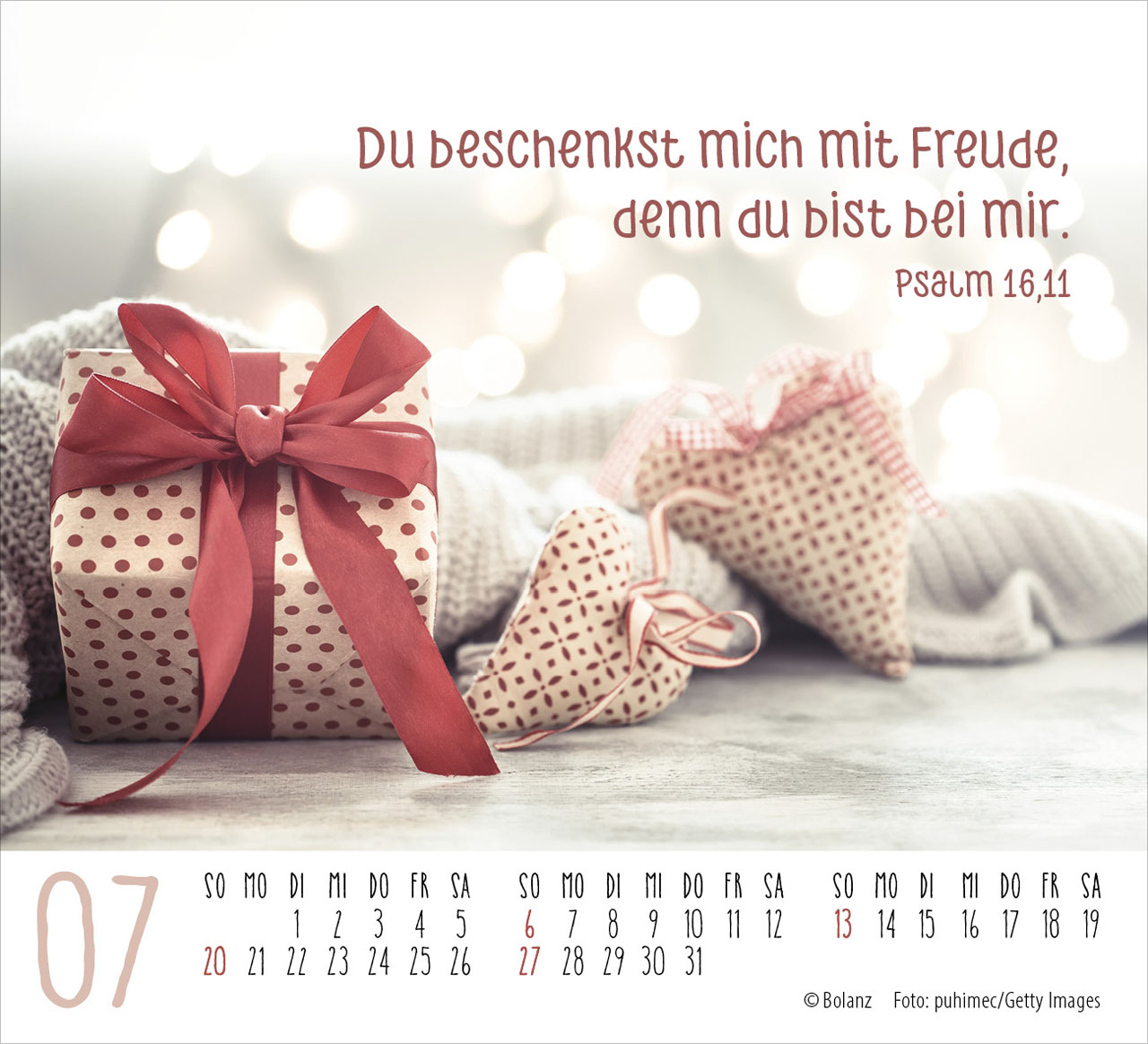 Minikalender - Danke & 2025