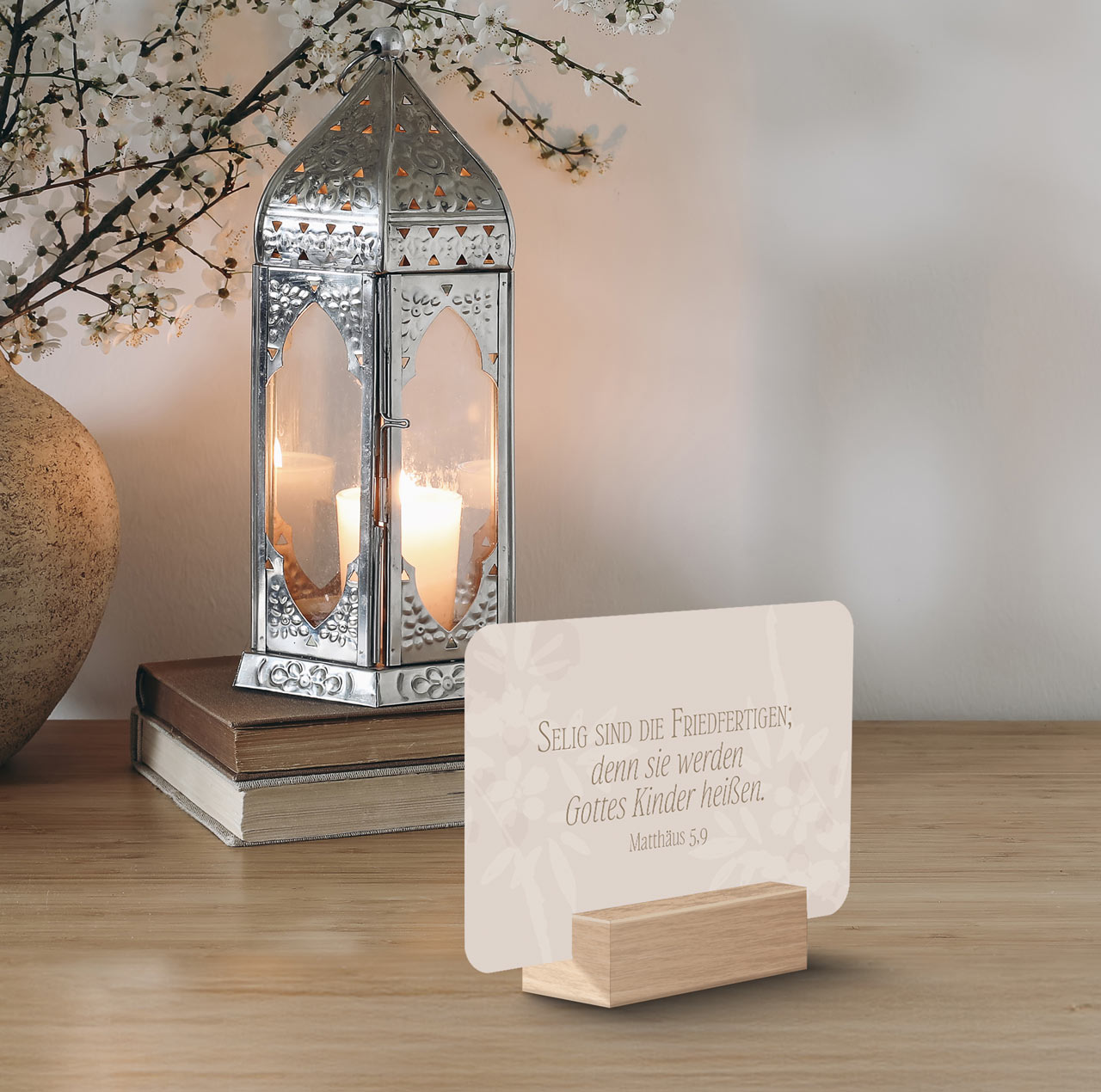 Kartenbox - Viel Segen & Holzaufsteller