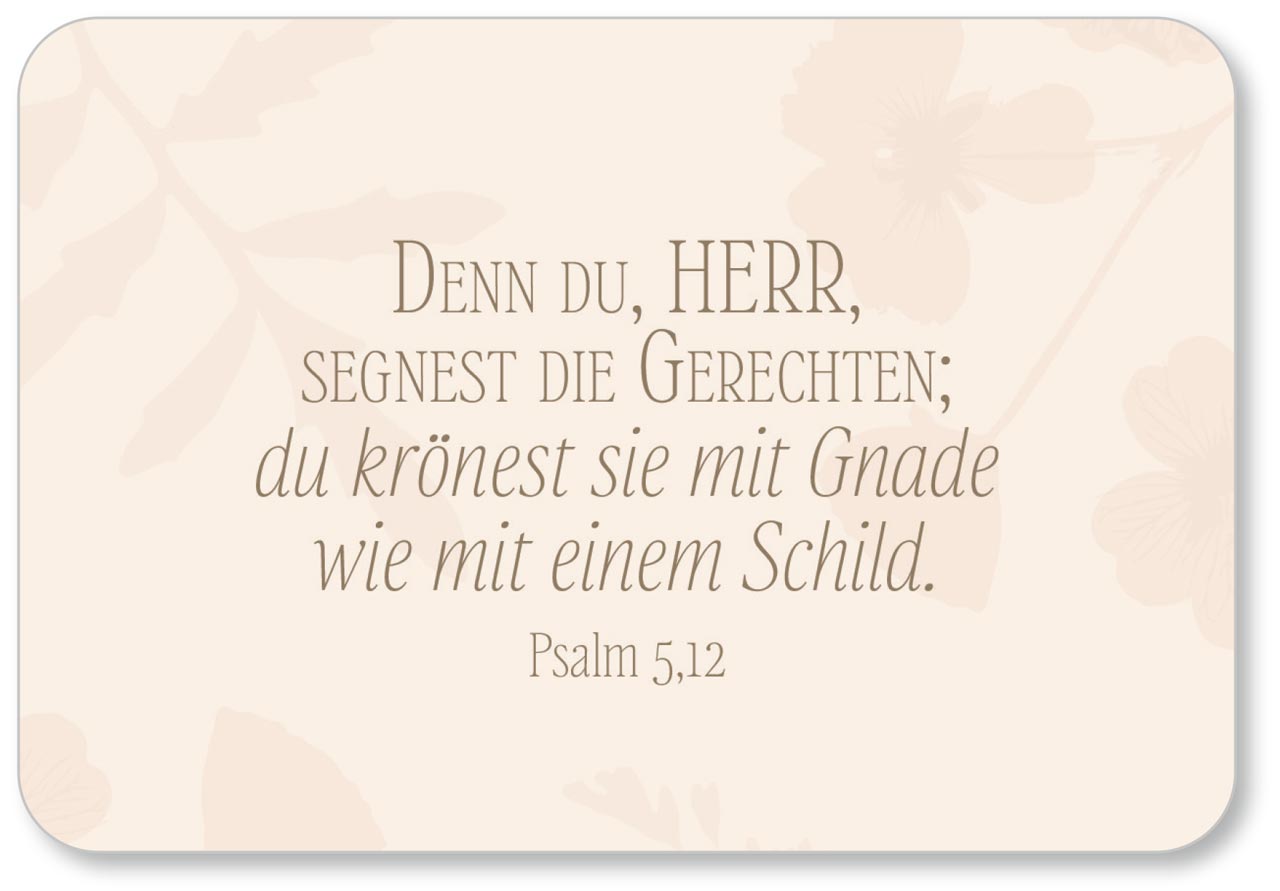 Kartenbox - Viel Segen & Holzaufsteller