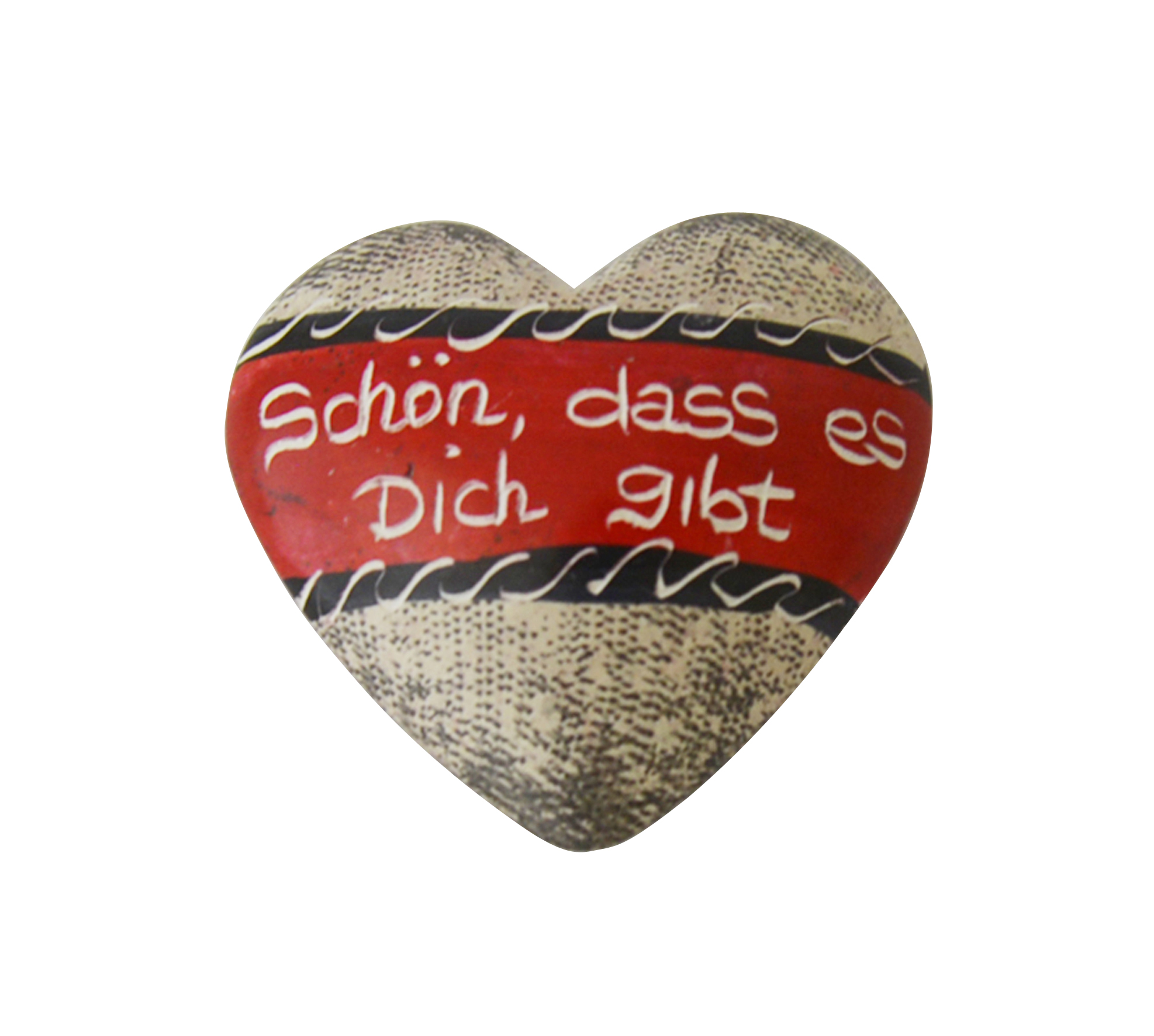 Speckstein-Herz - Schön, dass es dich gibt Speckstein-Herz - Schön, dass es dich gibt