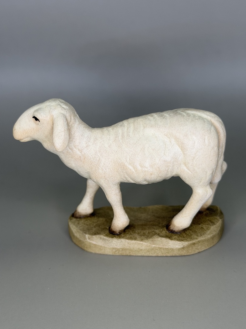Karl-Kuolt-Krippe  - Schaf stehend und schauend