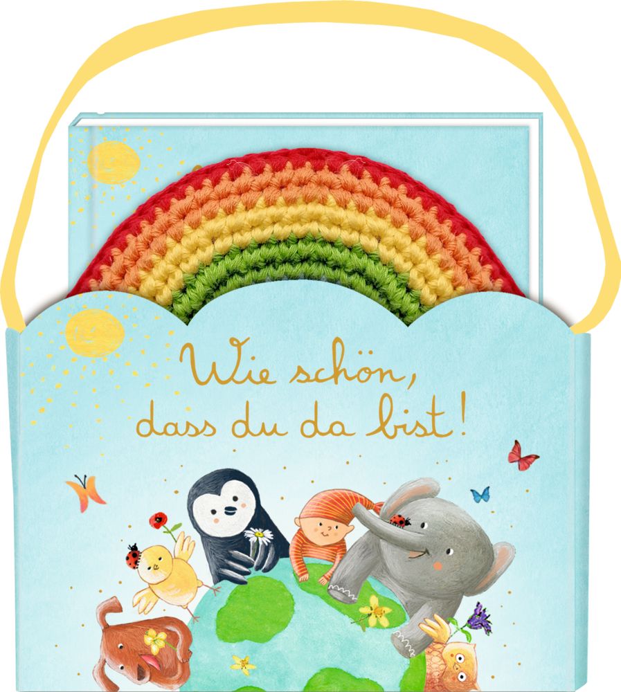 Geschenk-Set - Kinderbuch & Regenbogenanhänger