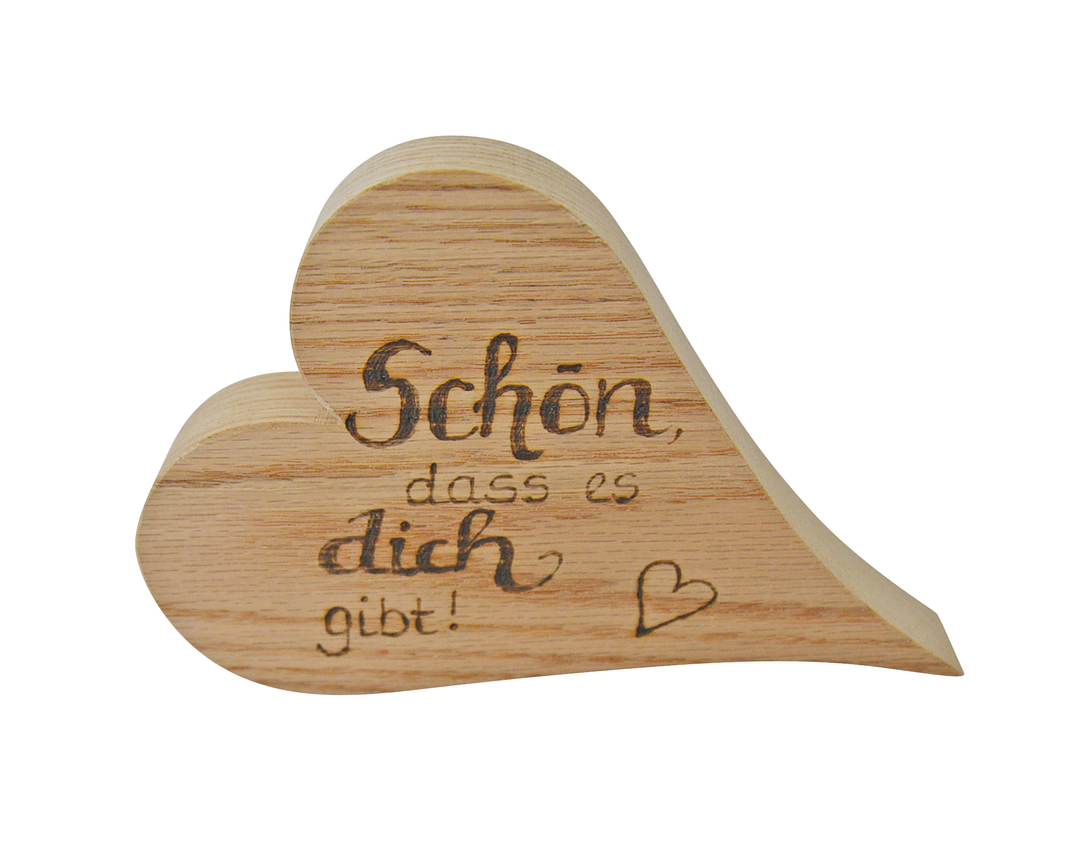 Holzherz - Schön, dass es dich gibt!