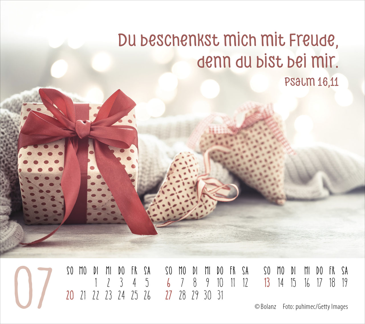 Tischkalender - Gute Wünsche für dich & 2025