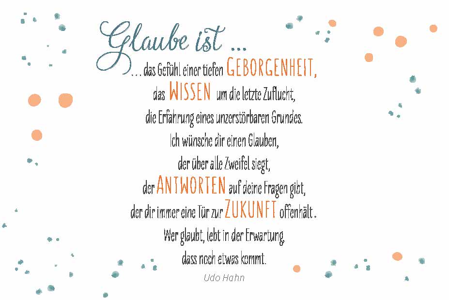 Geschenkbuch - Für dich zur Konfirmation
