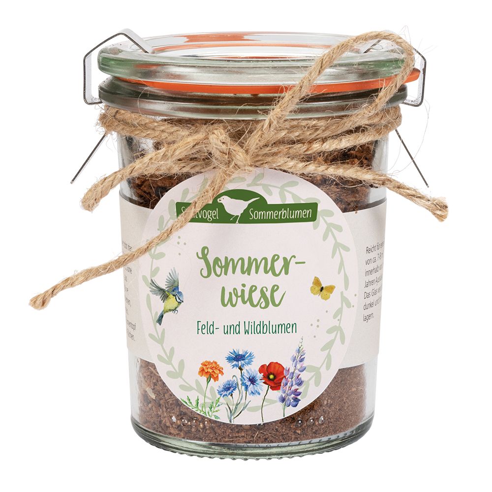 Saatvogel-Weckglas - Sommerwiese