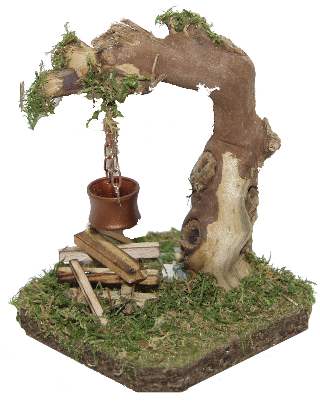 Krippenzubehör - Wurzellagerfeuer & Flacker LED-Licht Krippenzubehör - Wurzellagerfeuer & Flacker LED-Licht