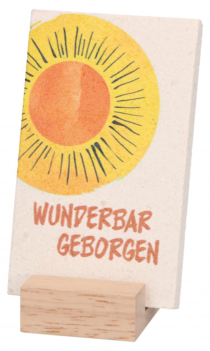 Natursteintafel - Wunderbar geborgen