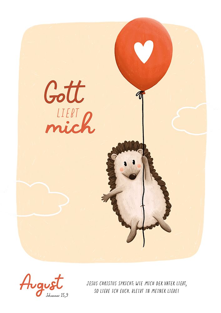 Zeitloser Kinderkalender - Mein Gott & ich