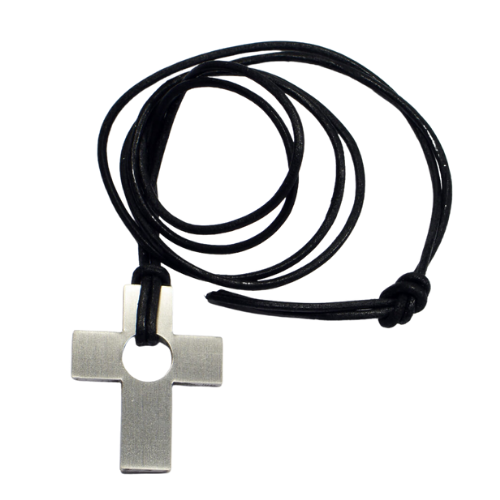 Lederband - Kreuz Modern Lederband - Kreuz Modern