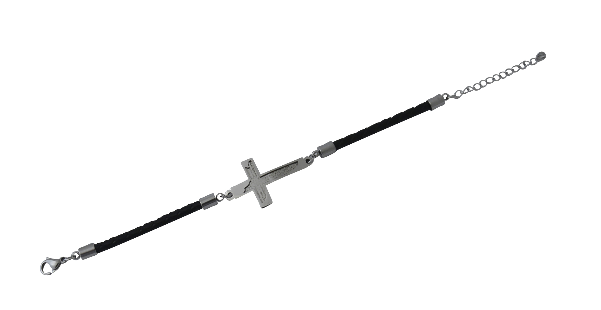 Armband – Kreuz & Edelstahl