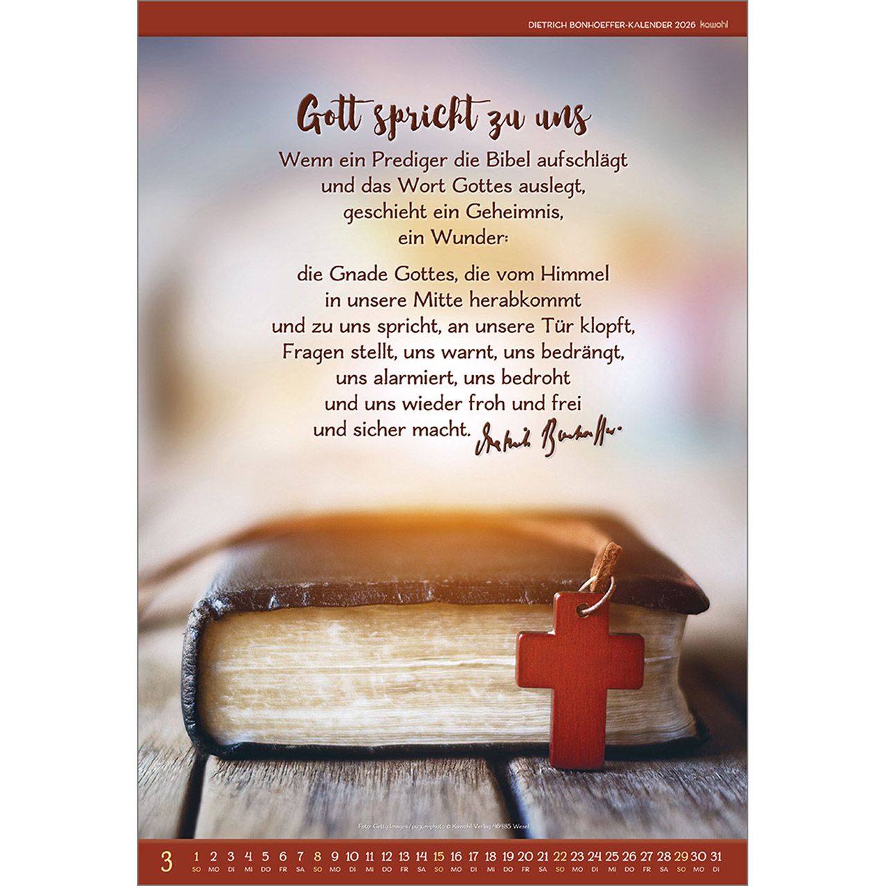 Kalender - Gott ist für uns & 2026
