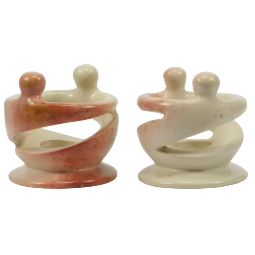 Teelichthalter - Speckstein & Zu Zweit Teelichthalter - Speckstein & Zu Zweit