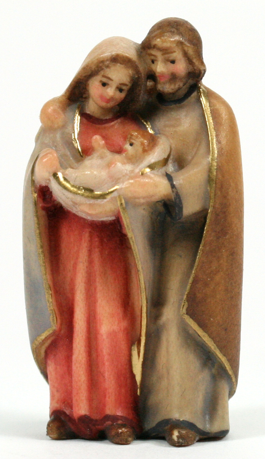 Blockkrippe - Hl. Familie & Geschenkschachtel Blockkrippe - Hl. Familie & Geschenkschachtel