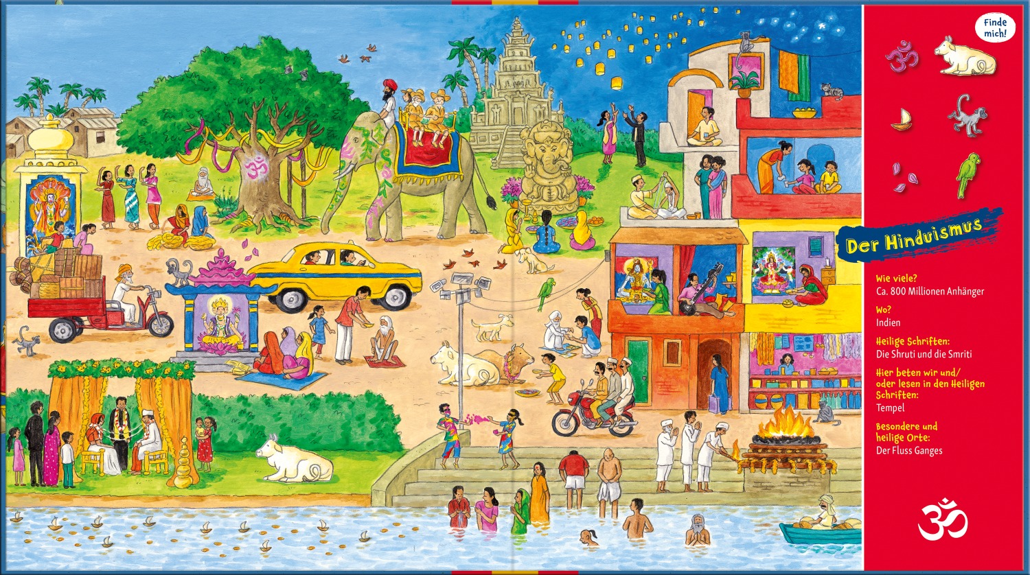 Kinderbuch - Entdecke die Religionen der Welt