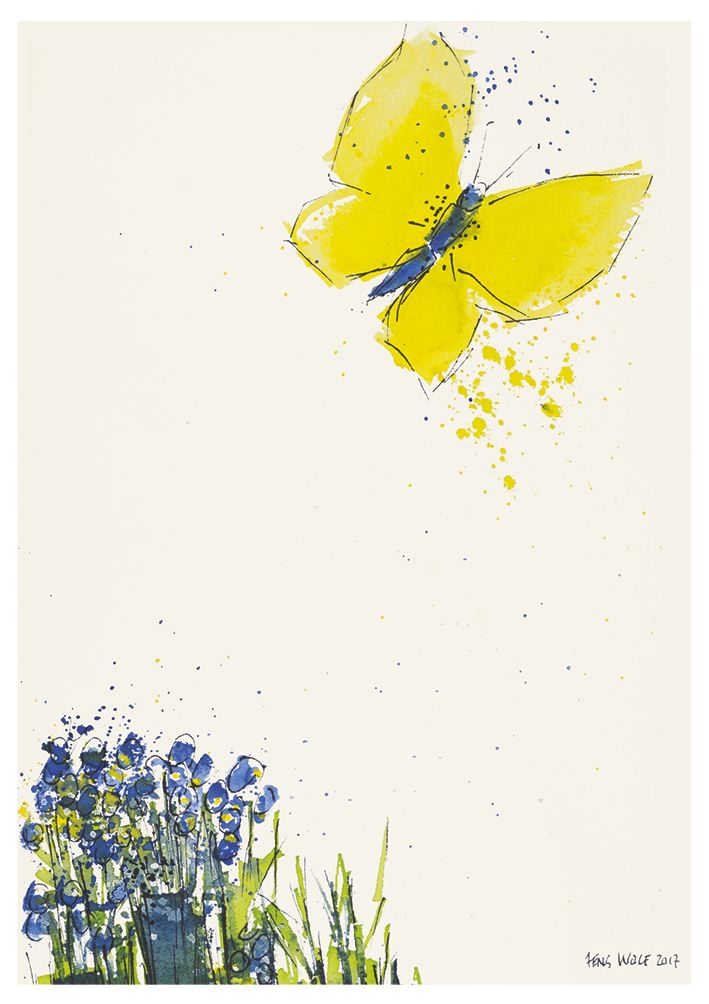 Trauerkarte - Schmetterling Trauerkarte - Schmetterling