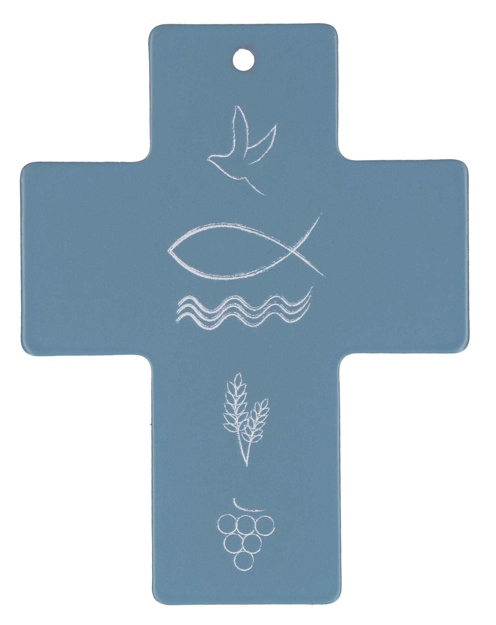 Kinderkreuze - Symbole & Blau