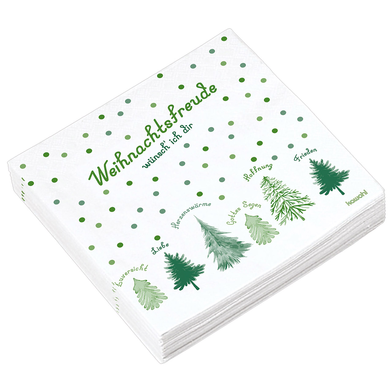 Servietten - Weihnachtsfreude wünsch ich dir Servietten - Weihnachtsfreude wünsch ich dir