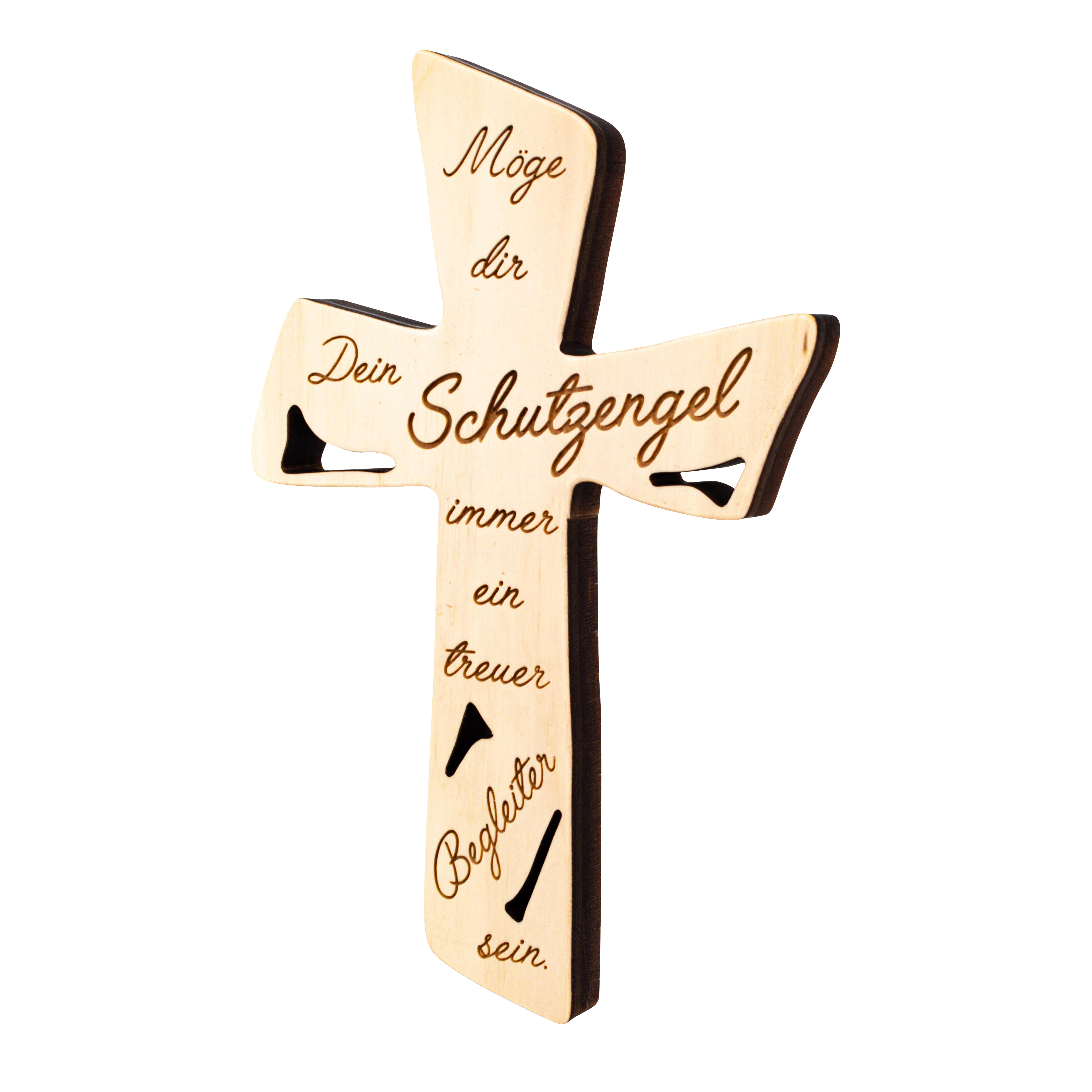 Zirben-Holzkreuz - Möge dir dein ... Zirben-Holzkreuz - Möge dir dein ...
