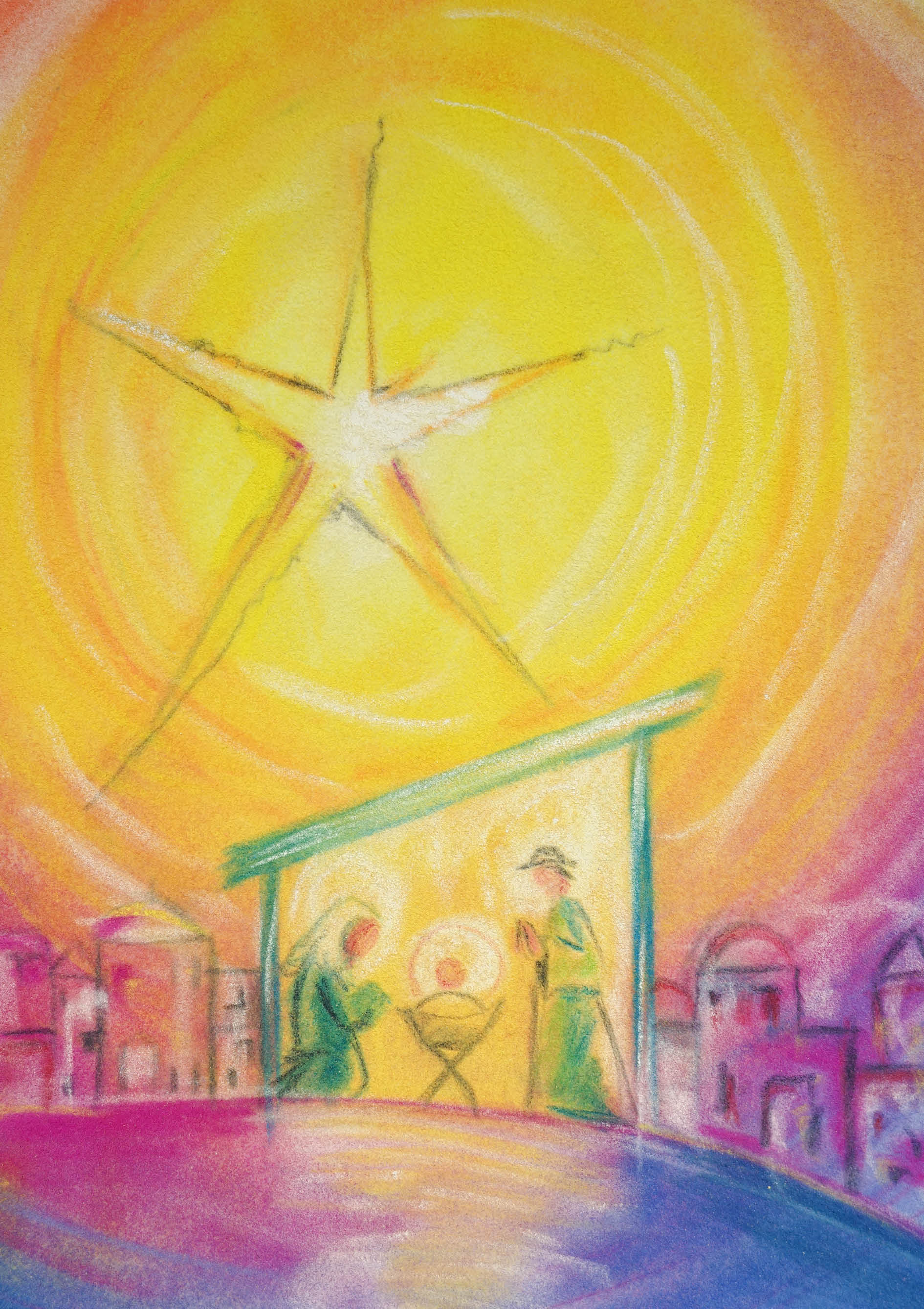 Weihnachts-Kartenbox - Friedensbotschaft