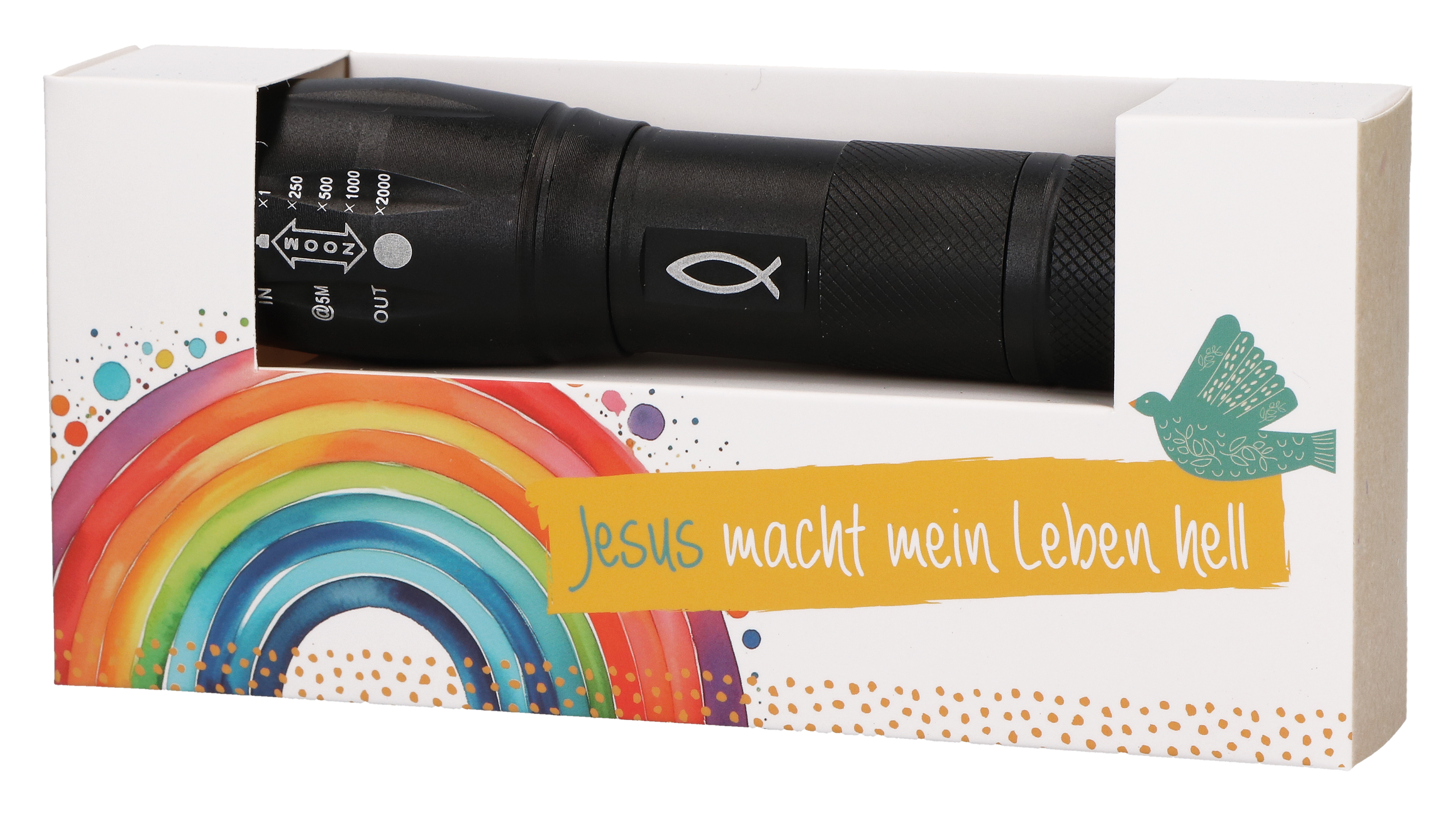 LED-Taschenlampe - Jesus macht mein Leben hell