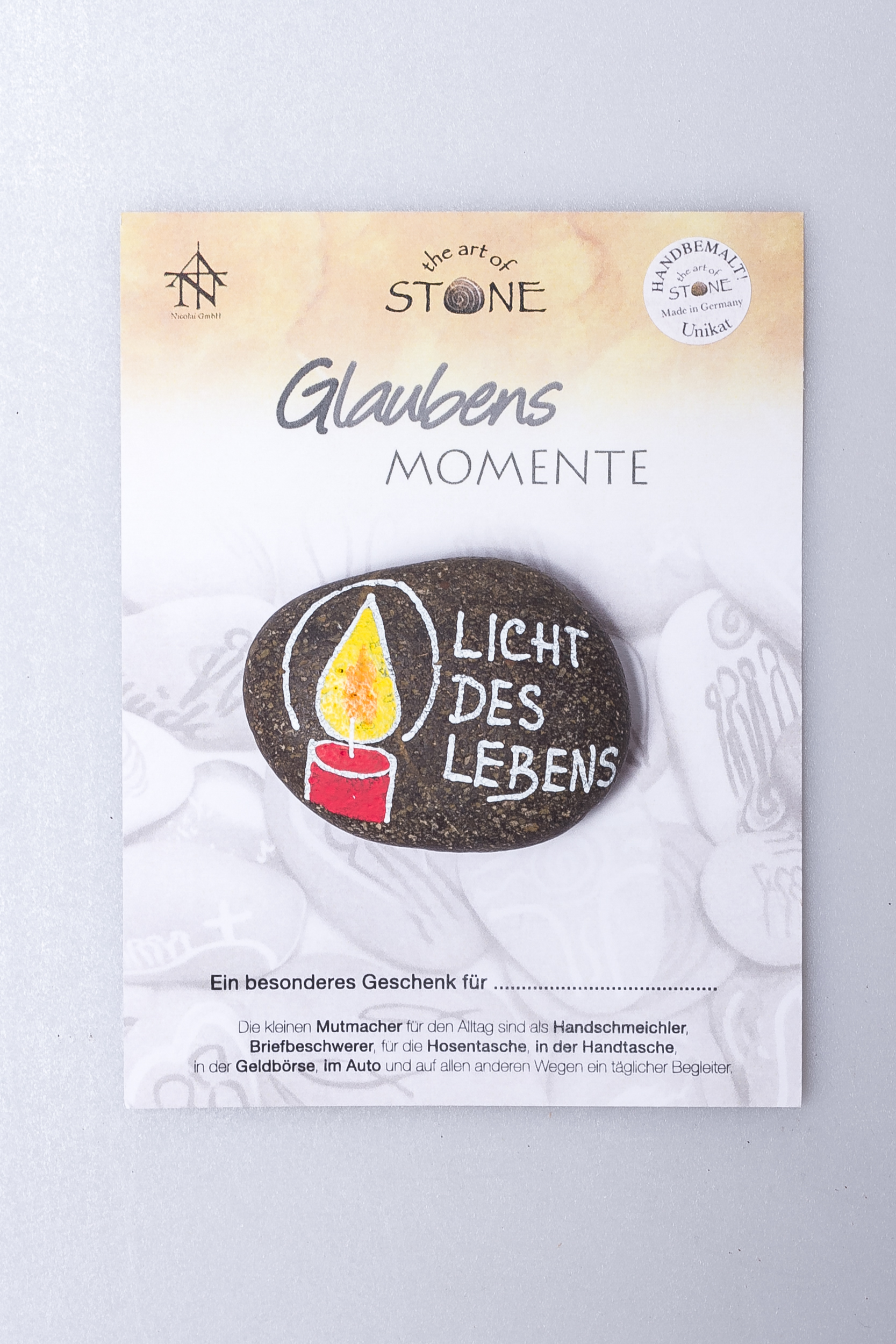 Naturstein-Handschmeichler - Licht des Lebens Naturstein-Handschmeichler - Licht des Lebens