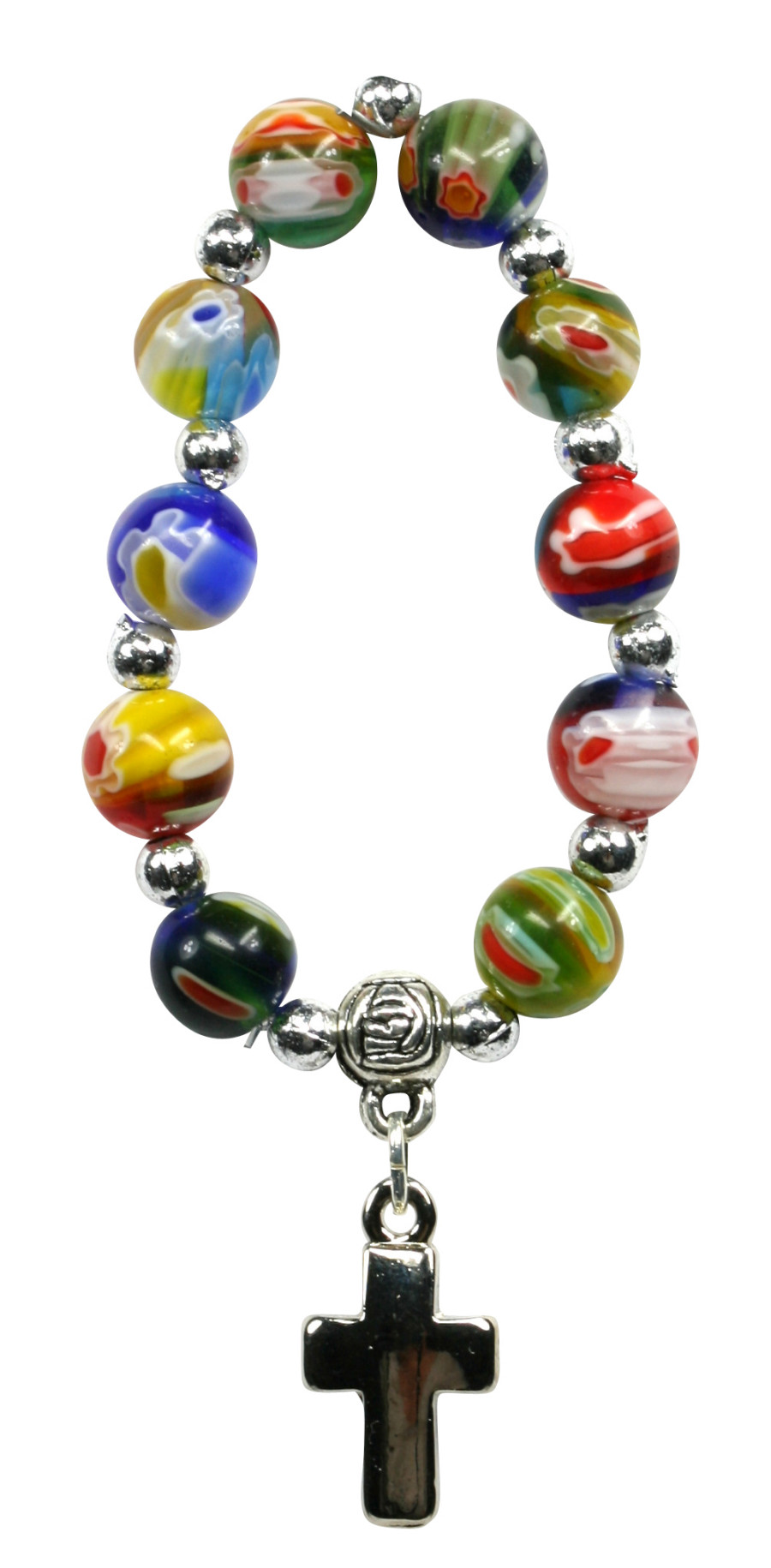 Fingerrosenkranz - Farbige Perlen Fingerrosenkranz - Farbige Perlen