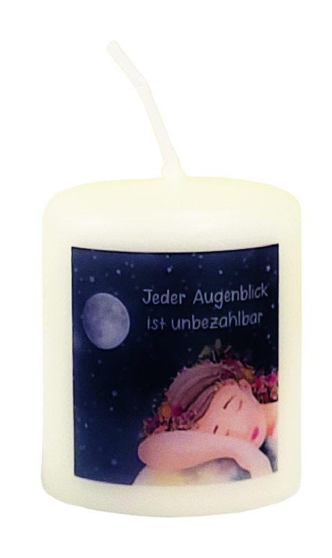 Mini-Kerze – Jeder Augenblick ist unbezahlbar…
