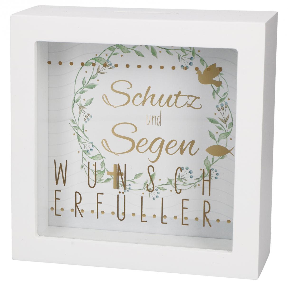 Bilderrahmen-Spardose - Wunscherfüller Schutz Bilderrahmen-Spardose - Wunscherfüller Schutz
