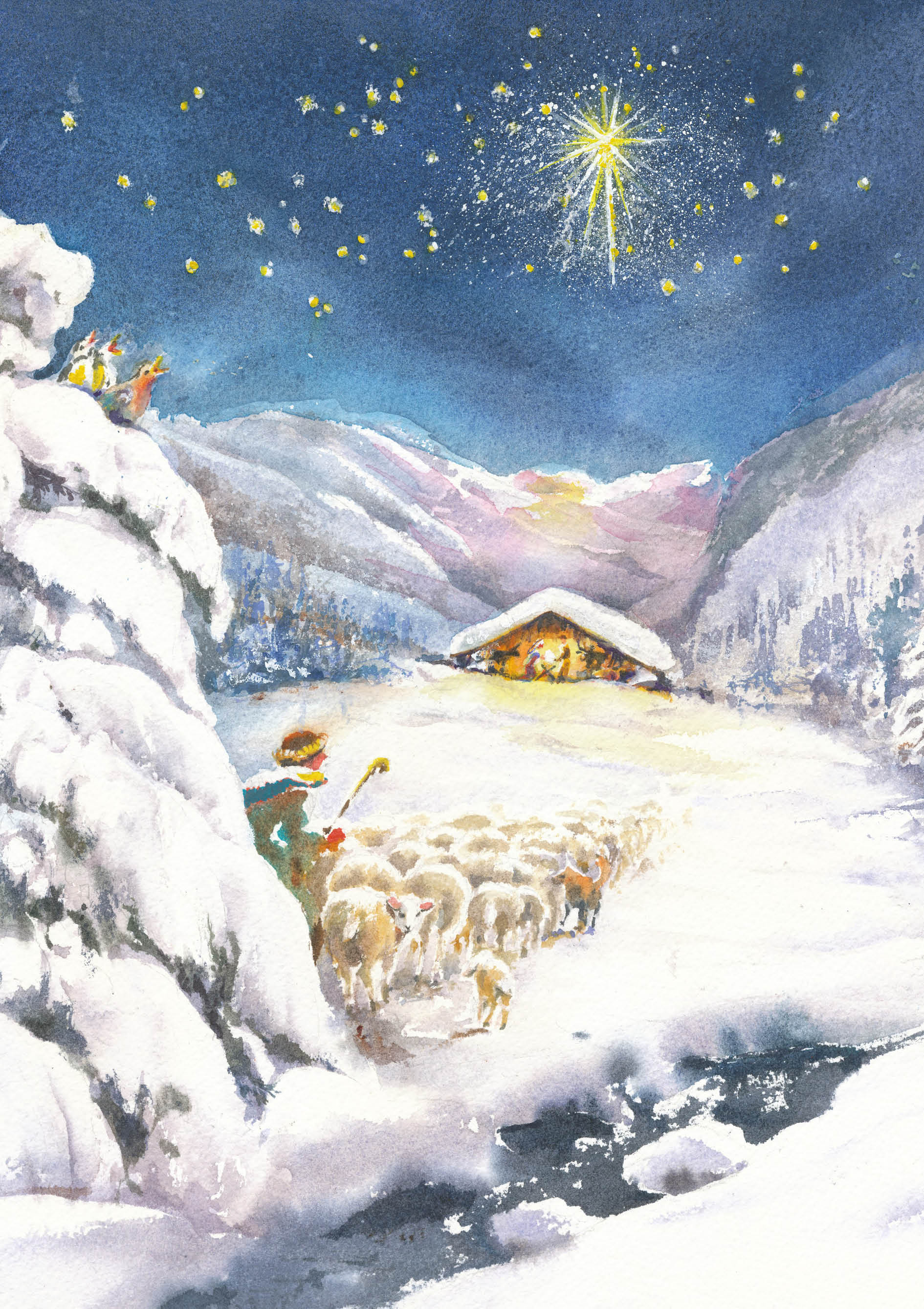 Weihnachtskarte - Winterzauber