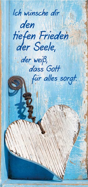 Magnet-Lesezeichen - Ich wünsche dir den tiefen Frieden... Magnet-Lesezeichen - Ich wünsche dir den tiefen Frieden...