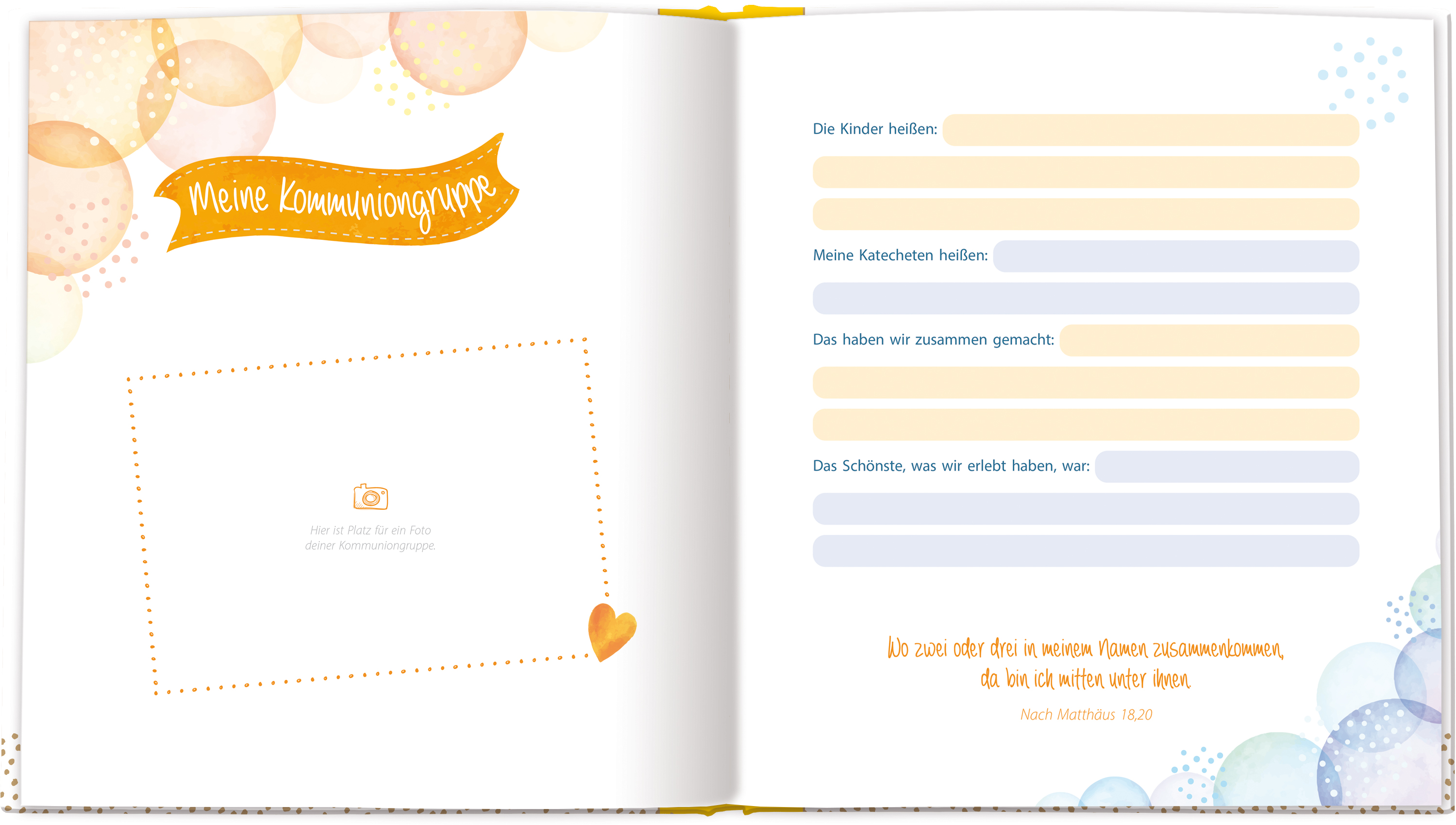 Erinnerungsalbum - Meine Erstkommunion