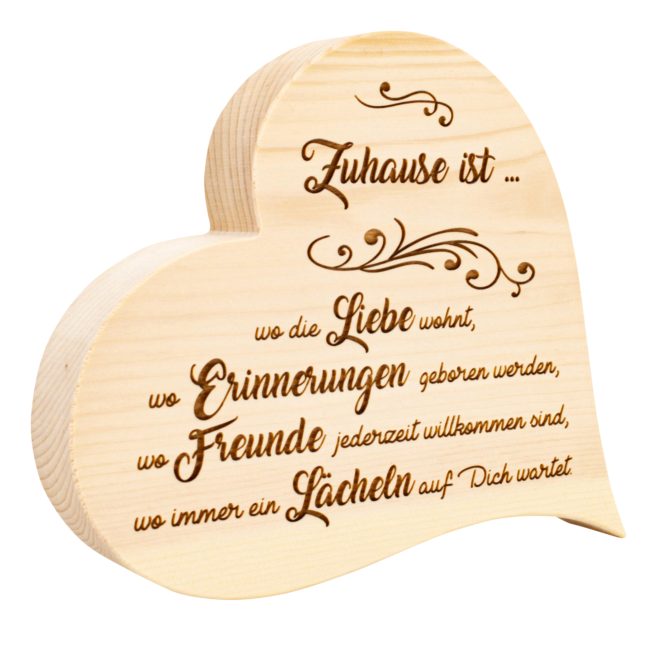 Zirben-Holz-Herz - Zuhause ist ... Zirben-Holz-Herz - Zuhause ist ...