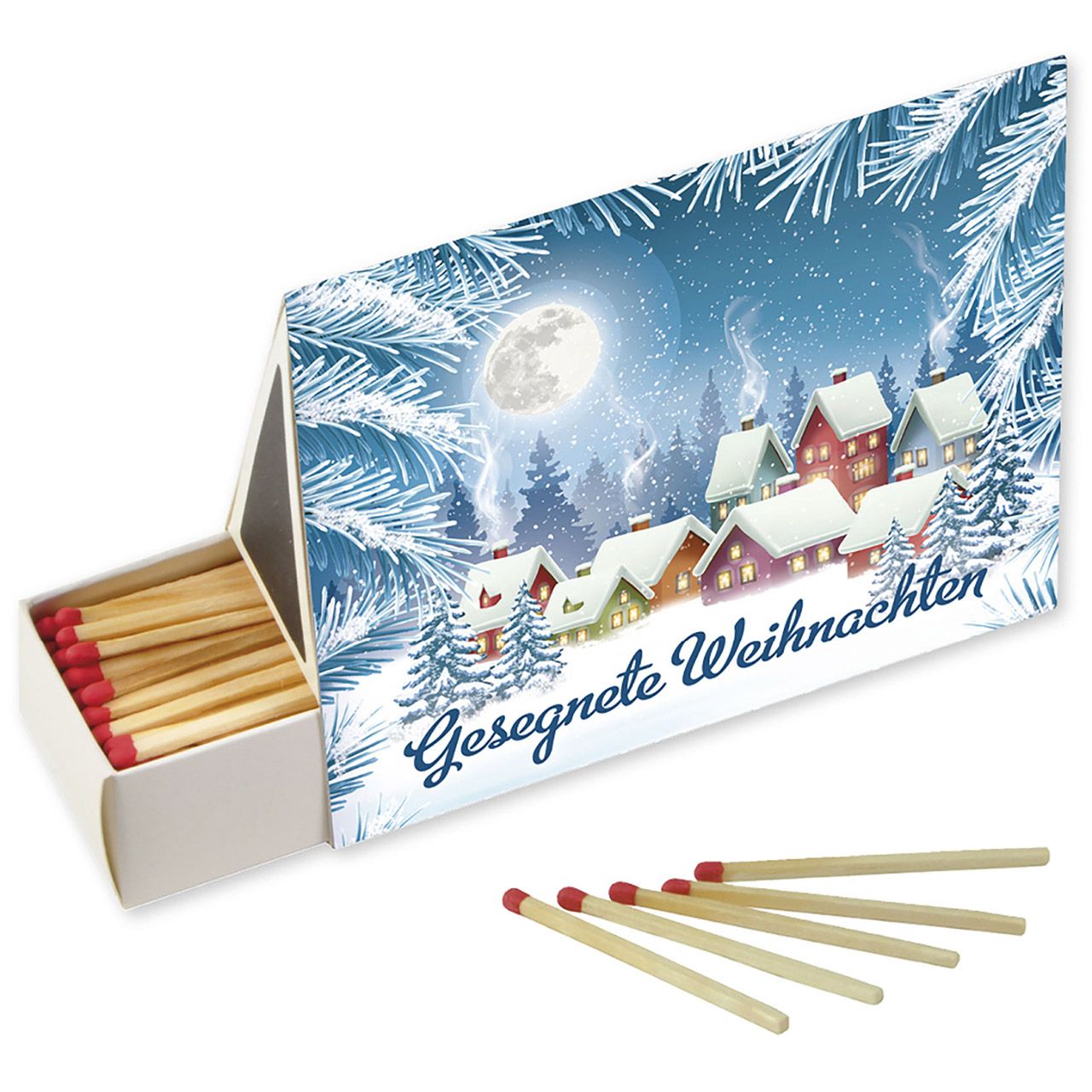 Zünd-Haus-Schachtel - Gesegnete Weihnachten