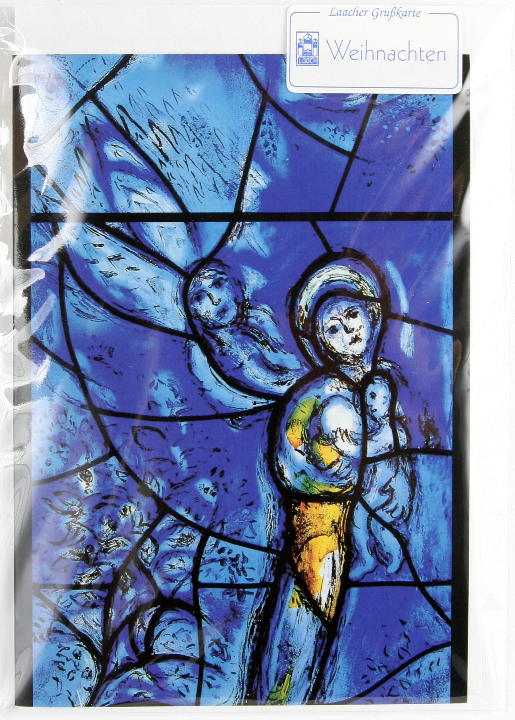 Weihnachtskarte - Chagall Engel Weihnachtskarte - Chagall Engel