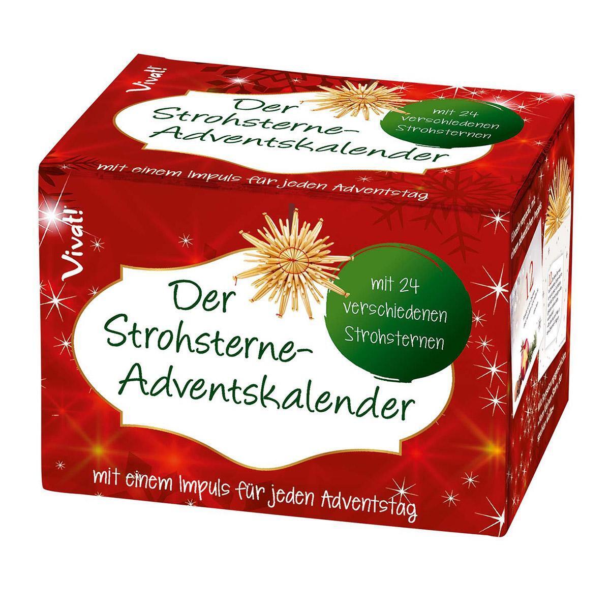 Adventskalender - Strohsterne