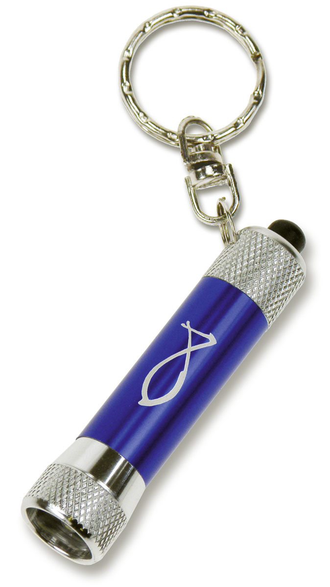 Schlüsselanhänger - LED-Taschenlampe mit Fisch Schlüsselanhänger - LED-Taschenlampe mit Fisch