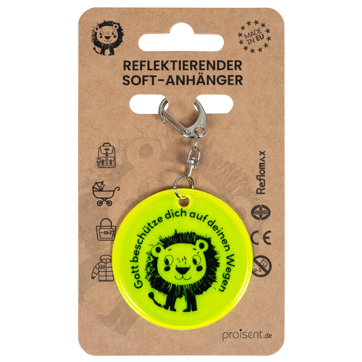 Reflekt-Softanhänger – Löwe