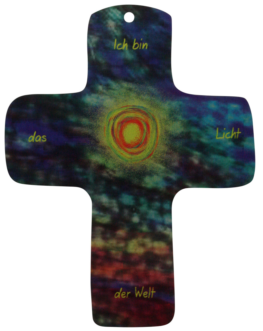 Holz-Kreuz - Licht der Welt Holz-Kreuz - Licht der Welt
