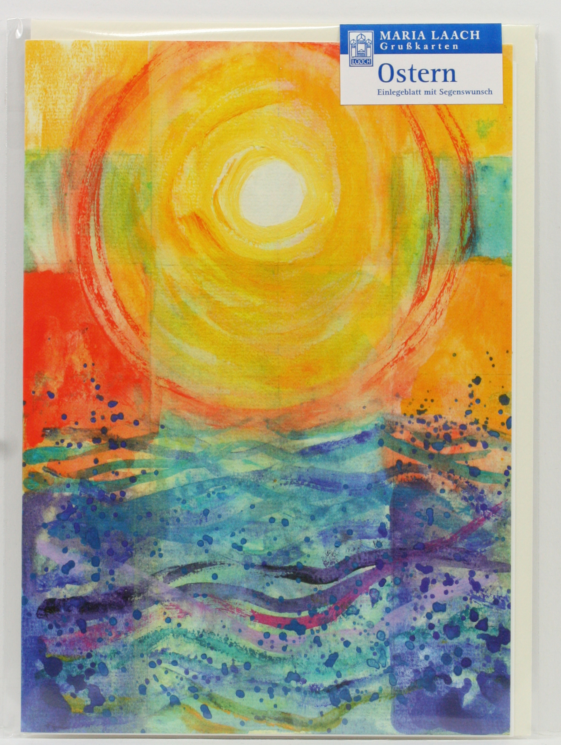 Osterkarte - Sonnenuntergang Osterkarte - Sonnenuntergang