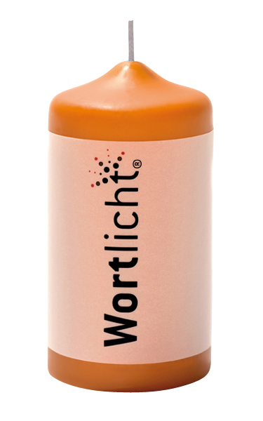 Wortlichtkerze - Du bist nicht allein