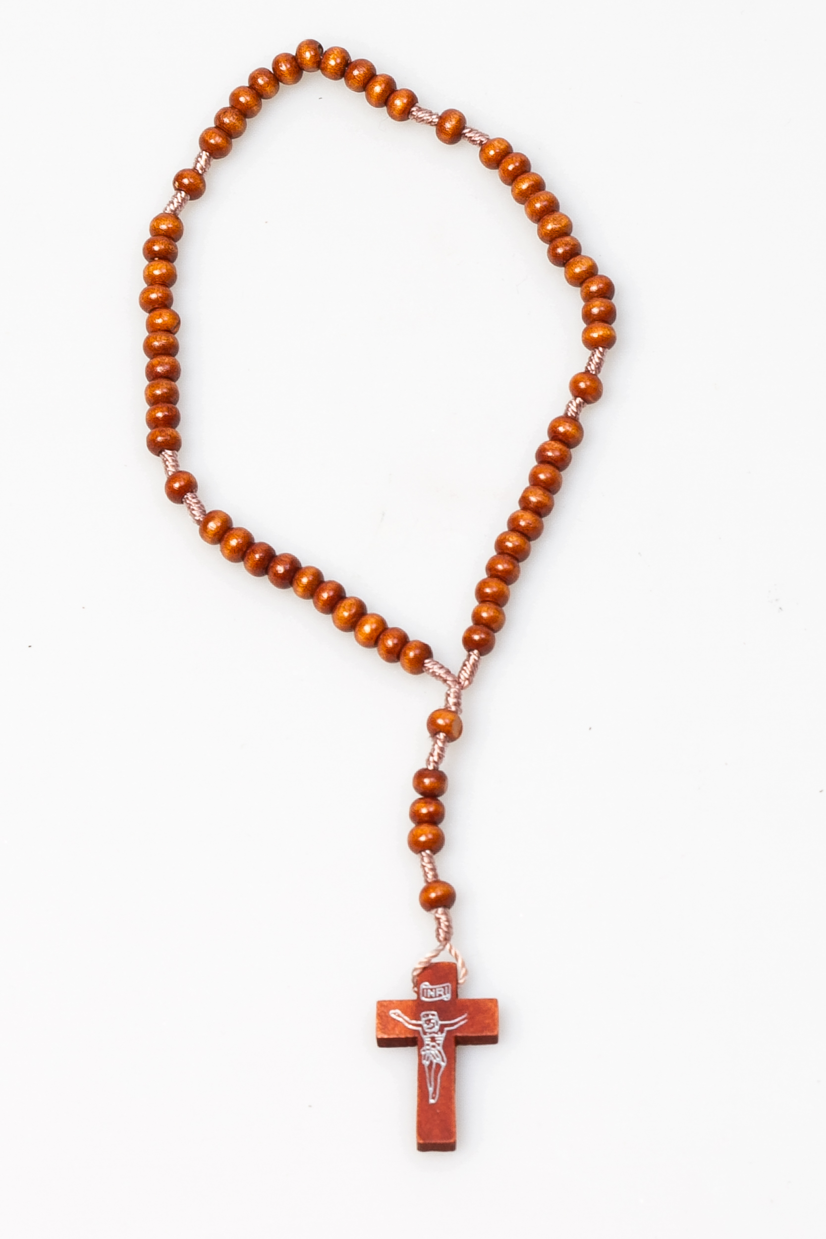 Rosenkranz - Braune Holzperle & Geknüpft Rosenkranz - Braune Holzperle & Geknüpft