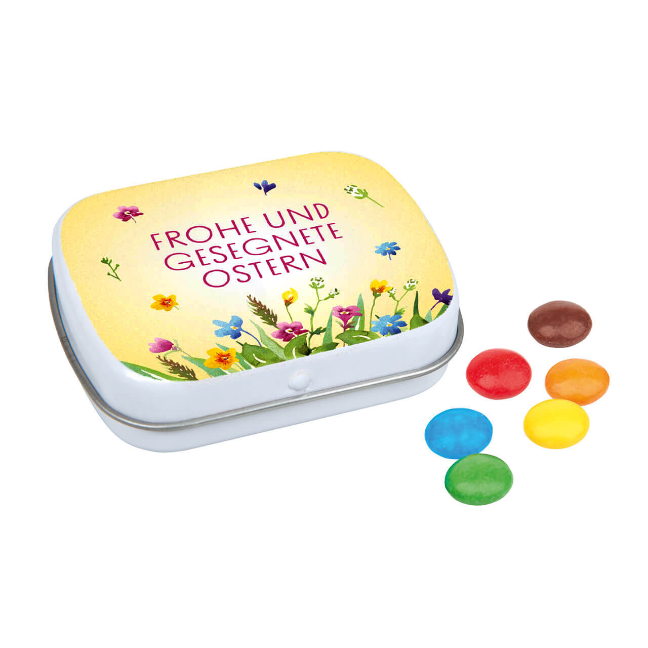 Schokolinsen-Döschen – Frohe und Gesegnete Ostern