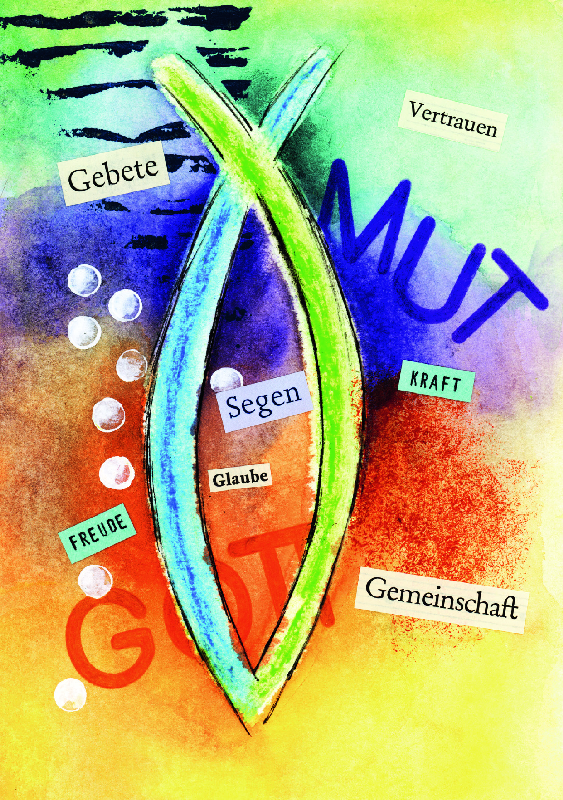 Karte zur Konfirmation – Gebete-Vertrauen-Gemeinschaft