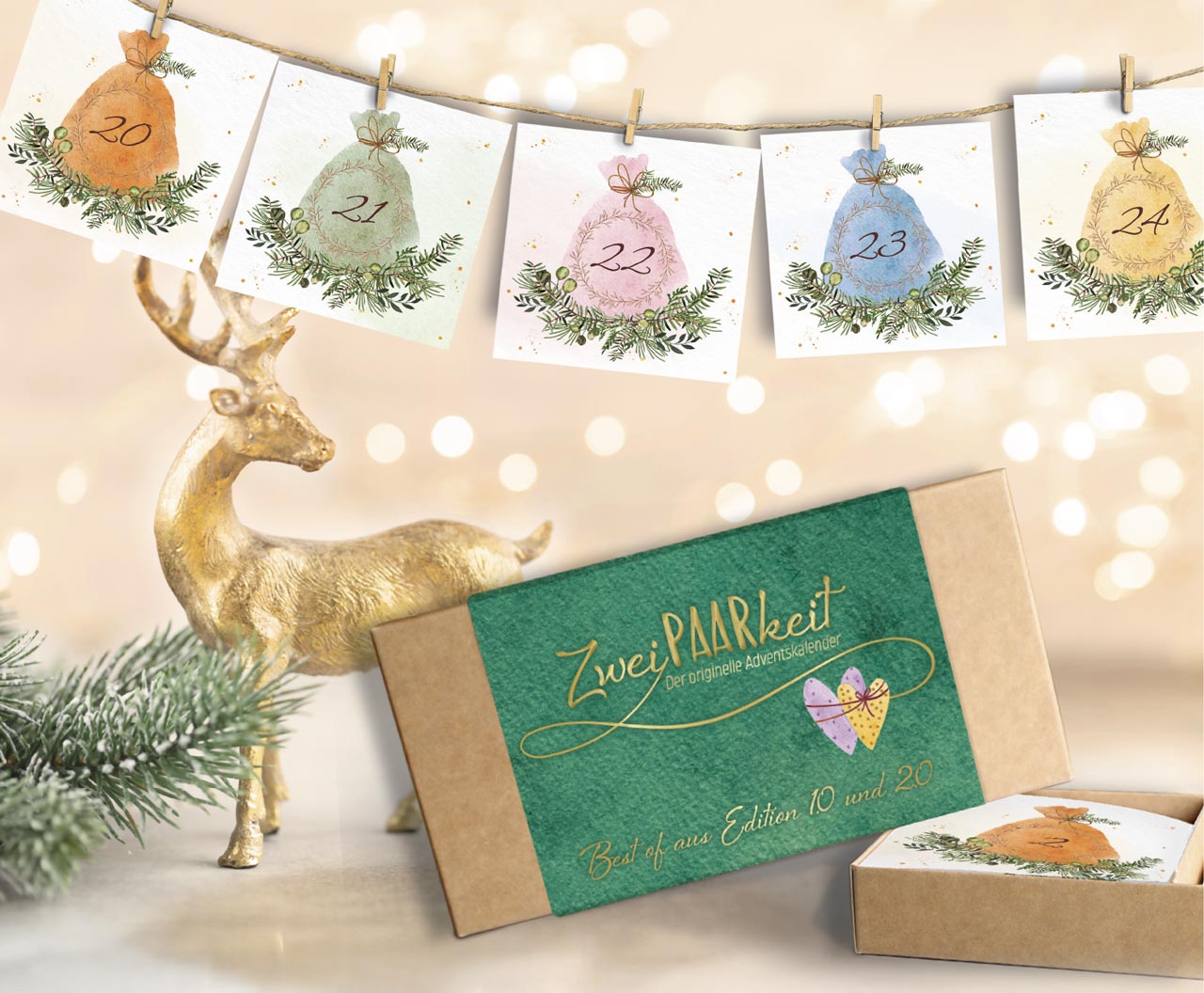 Adventskalender für Paare -  ZweiPAARkeit Best of Edition