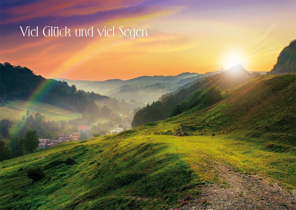 Karte zum Geburtstag - Du zeigst mir den Weg Karte zum Geburtstag - Du zeigst mir den Weg