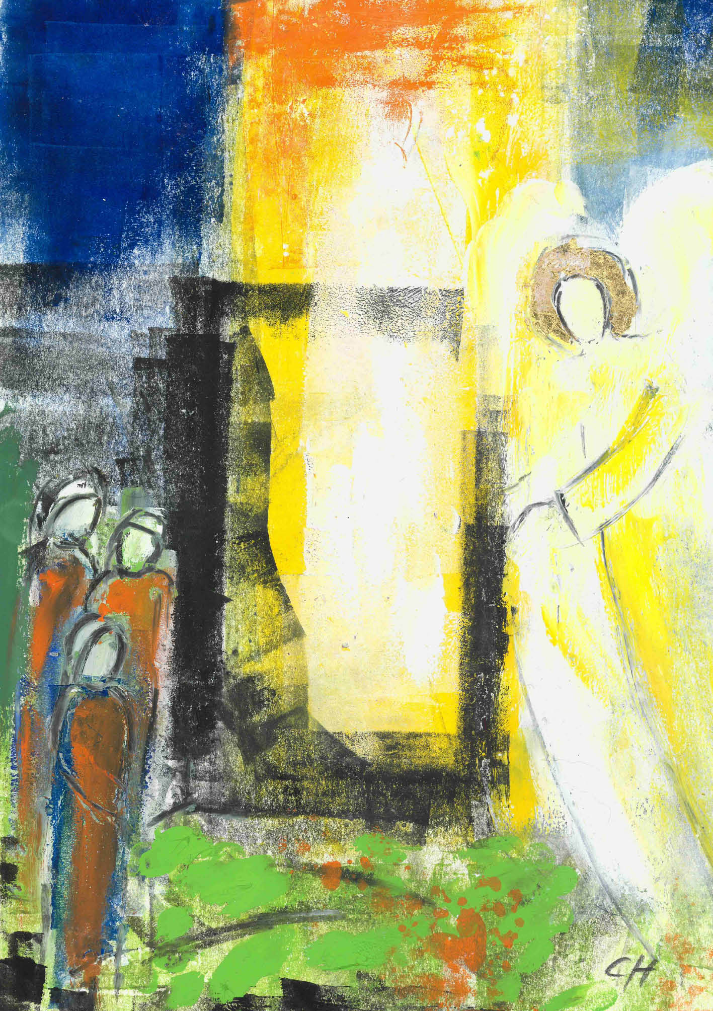 Karte zu Ostern – Das Grab ist leer