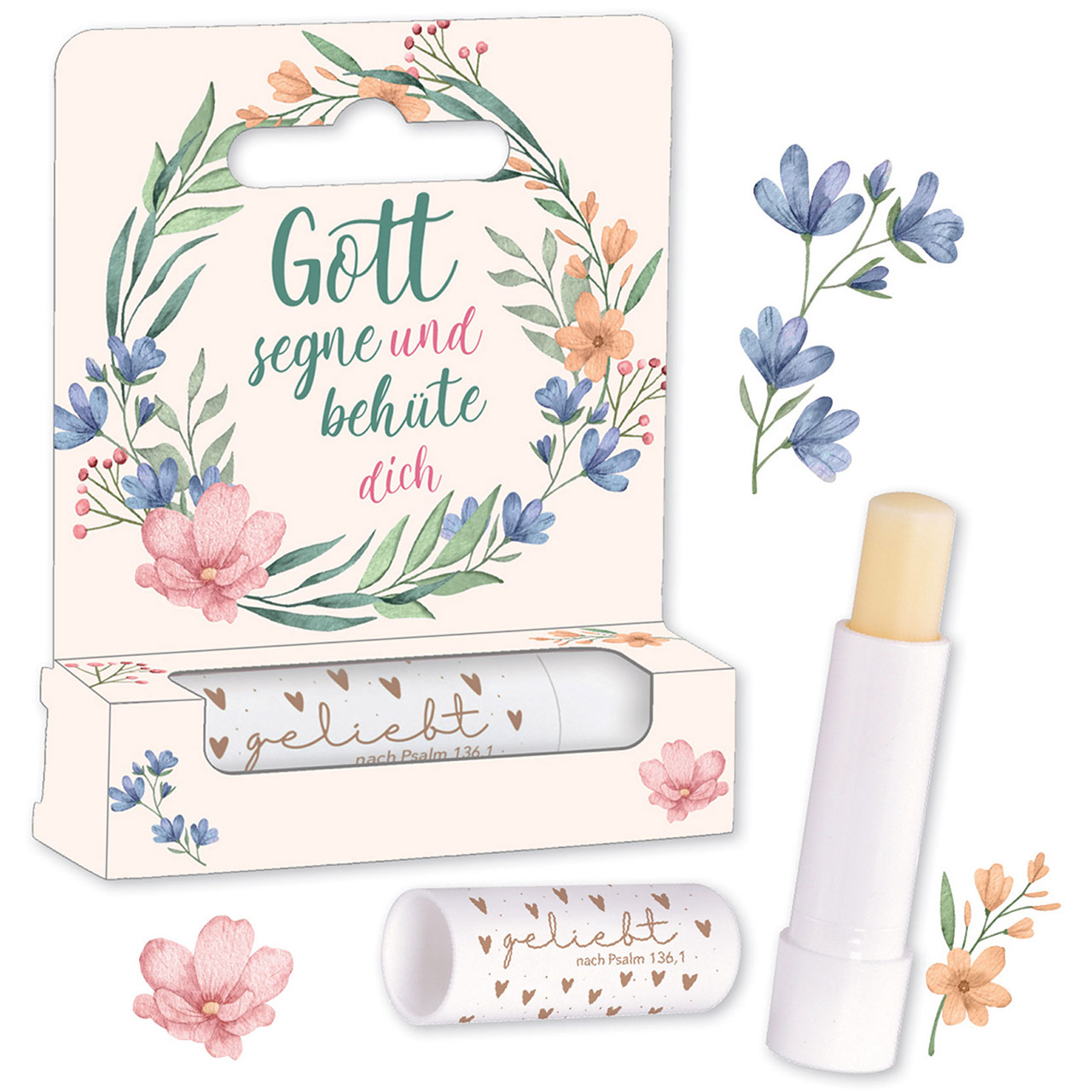 Lippen-Pflegestift - Gott segne und behüte dich